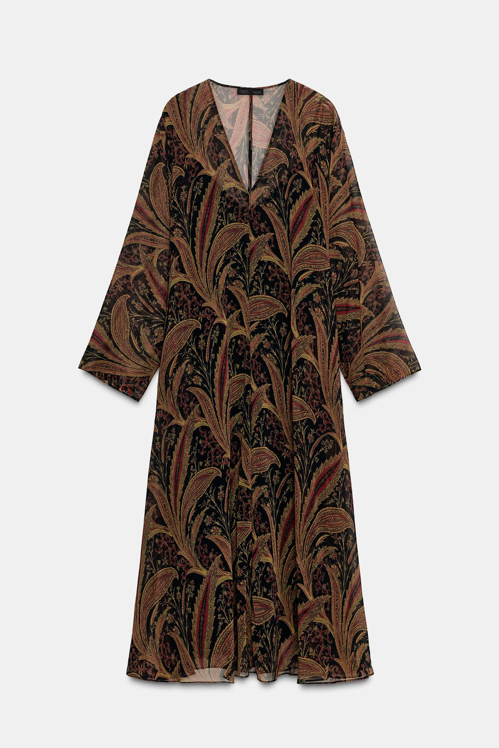ZW COLLECTION PAISLEY SCARF DRESS - Zara фото 8