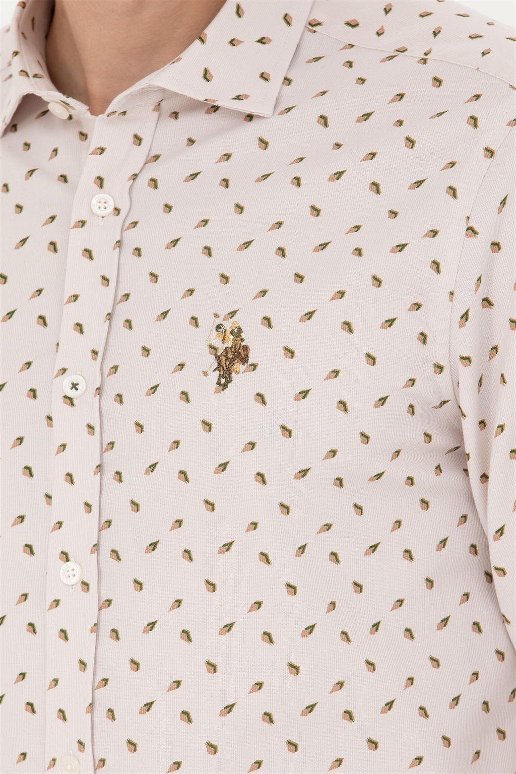 Мужская рубашка с длинным рукавом Stone - U.s. polo assn фото 14