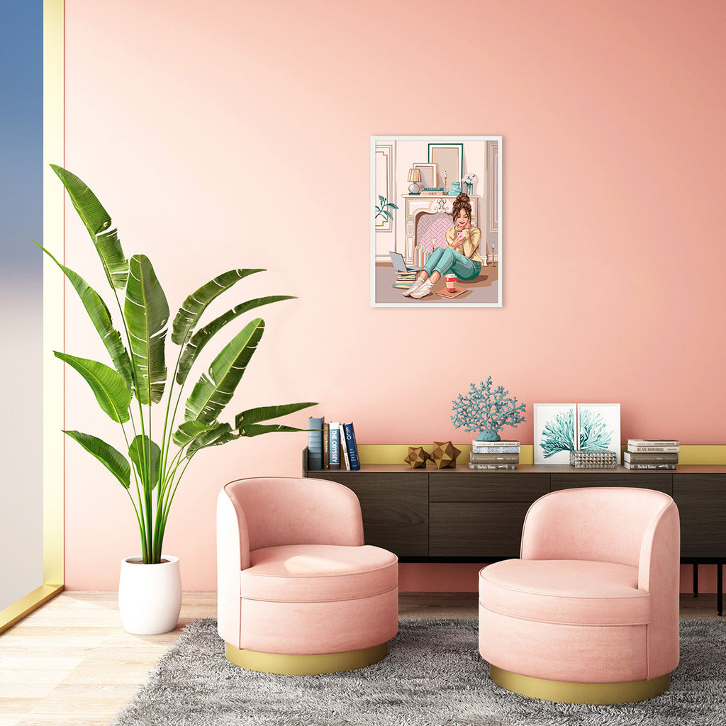 ФРЕЯ PNB/PM-106 Набор для раскрашивания по номерам 40 х 30 см Мечтательное настроение  фото 4