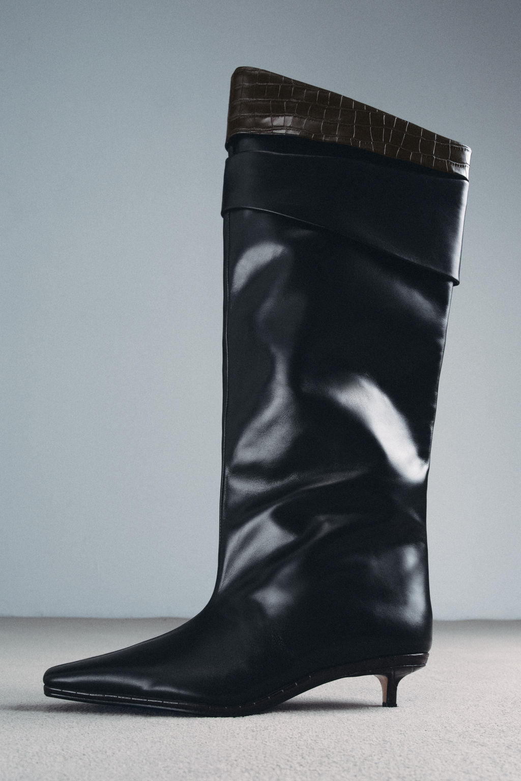 LIMITED EDITION LEATHER KNEE-HIGH BOOTS