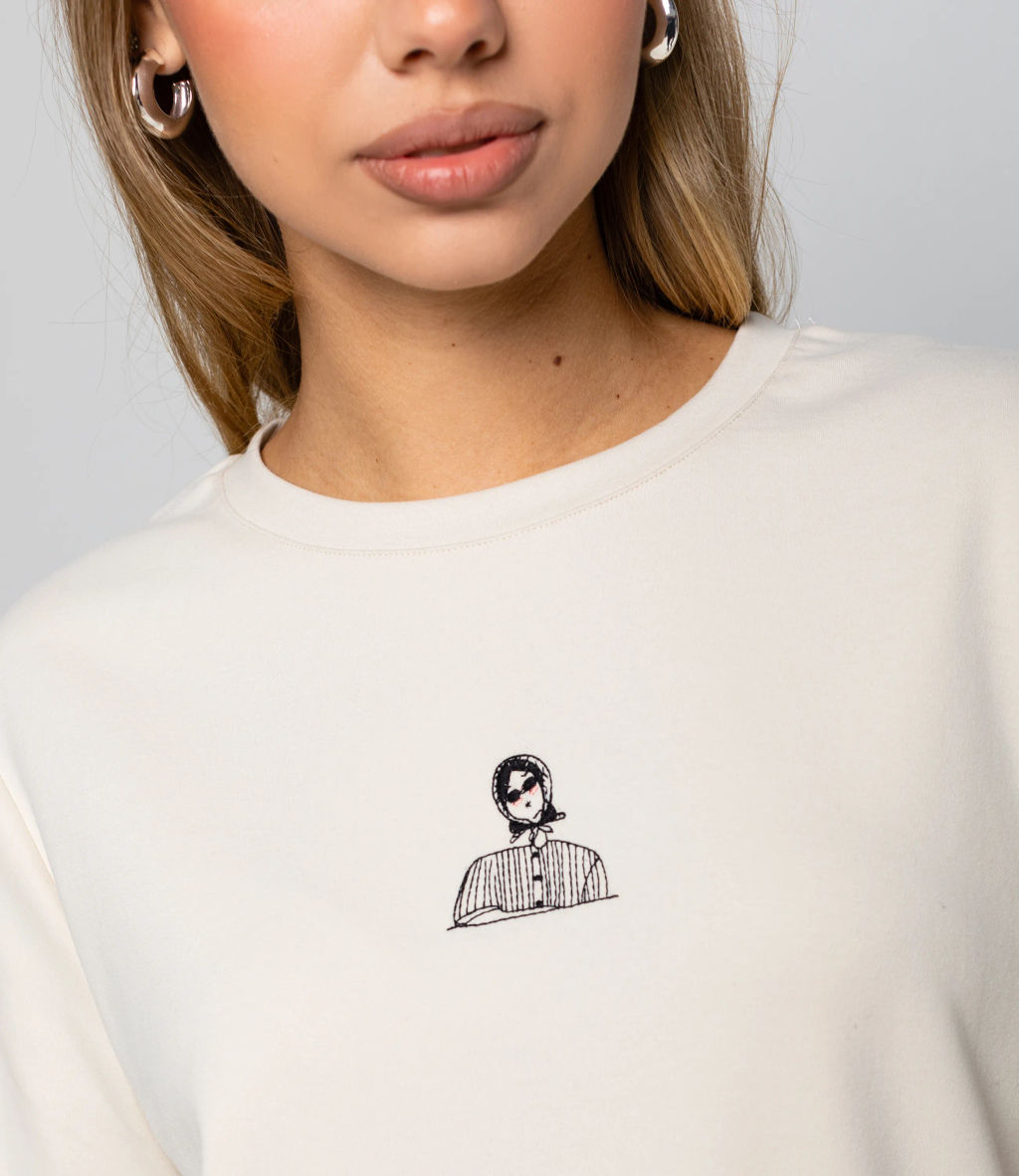 Футболка #КТ6120, светло-бежевый - Dommod фото 5