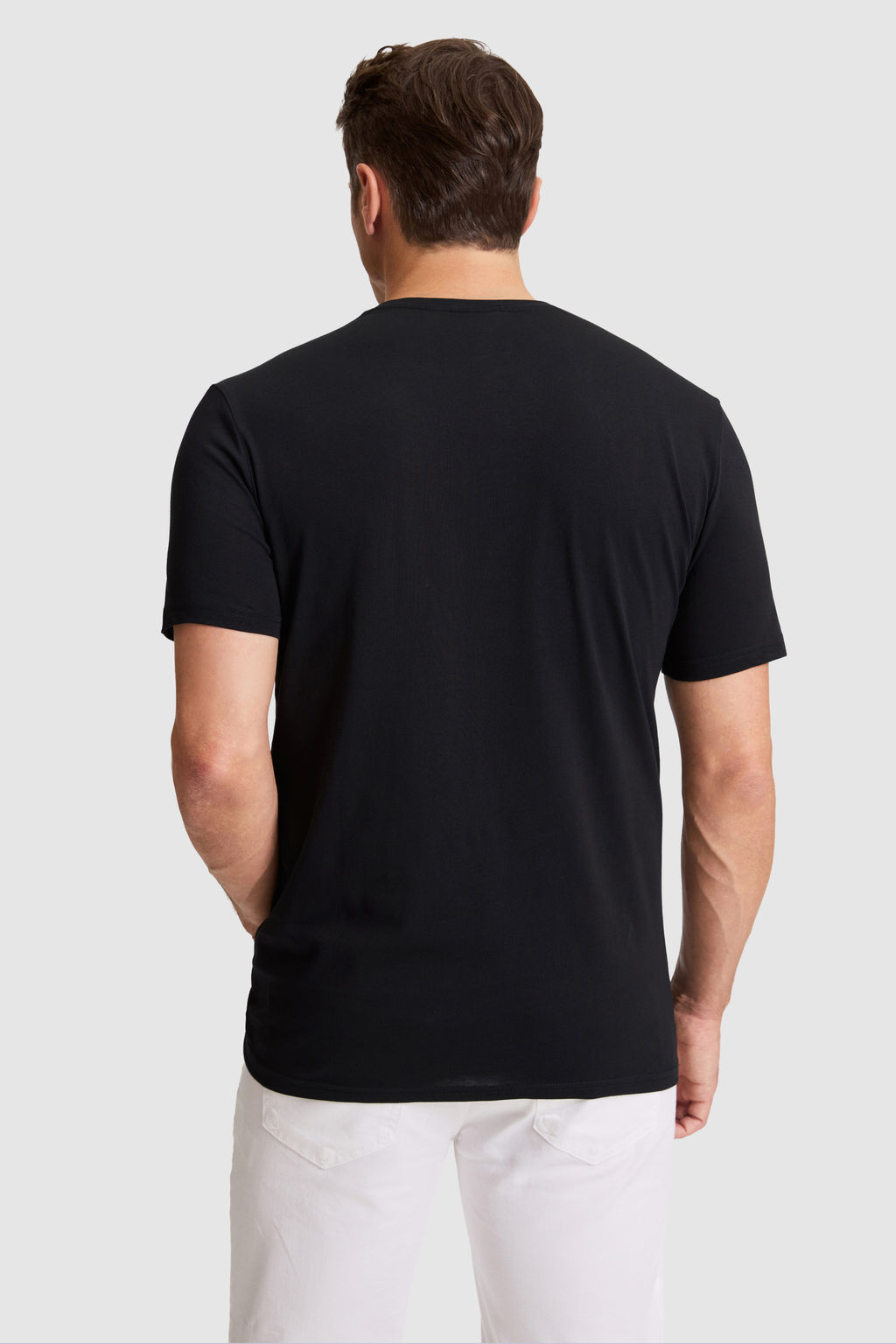 Erkek Siyah Regular Fit Bisiklet Yaka Ti__rt - U.s. polo assn фото 5