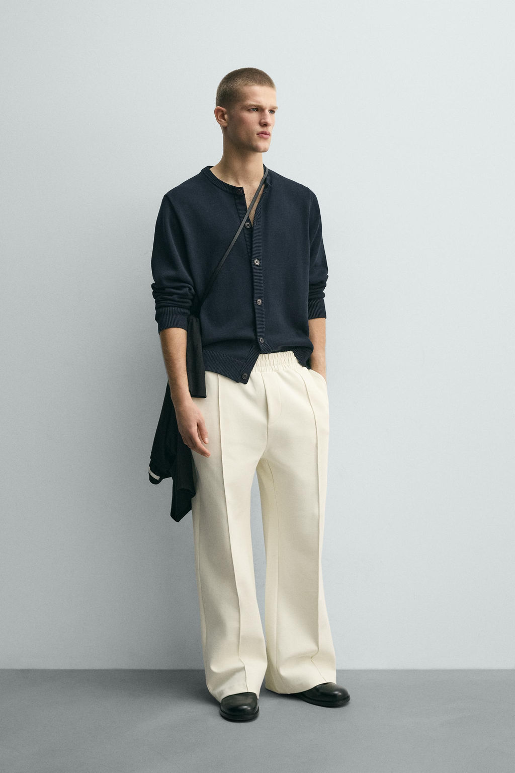 PANTAL?N JOGGER T?CNICO COSTURA / Crudo