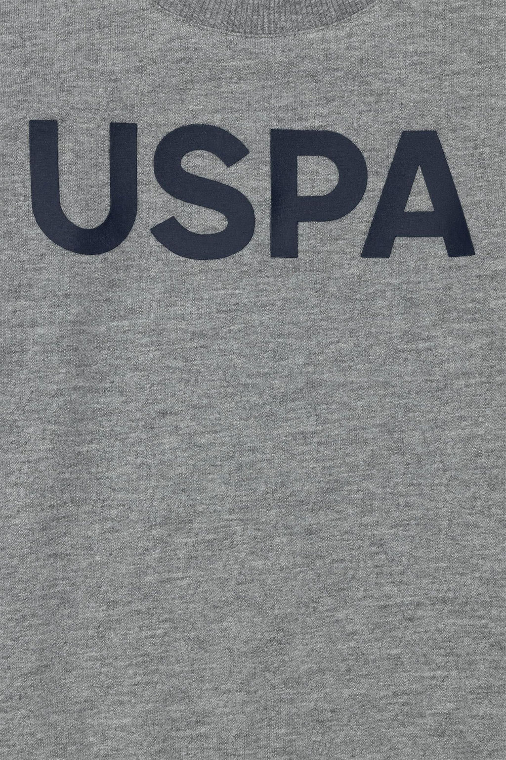 Серая меланжевая базовая толстовка для мальчика - U.s. polo assn фото 4