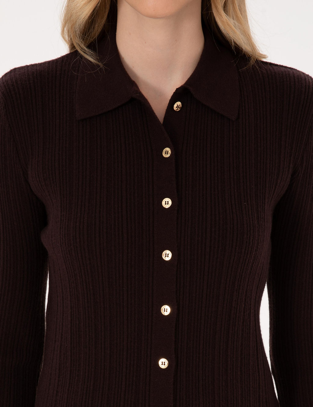 Kahverengi Slim Fit Triko H_rka - Pierre cardin фото 6