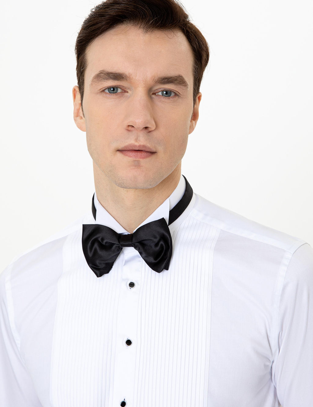 Beyaz Slim Fit Smokin G_mlek