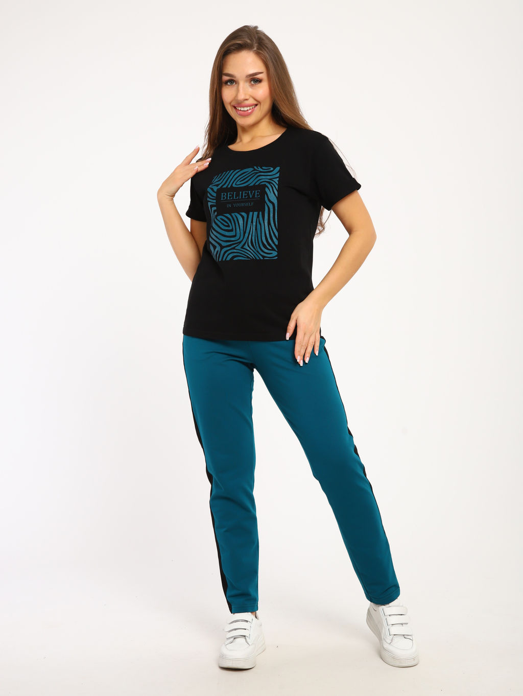 Костюм женский 5-342а (петроль)