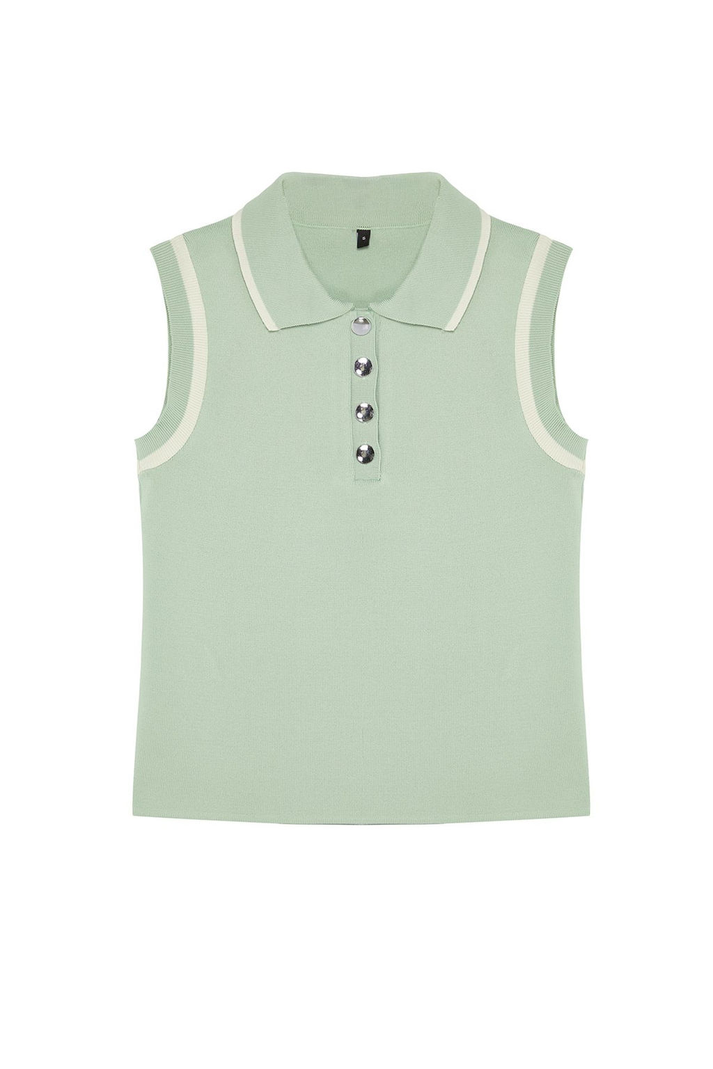 Trendyolmilla Lacivert Polo Yaka Renk Bloklu Triko Bluz TWOSS24BZ00244 фото 17