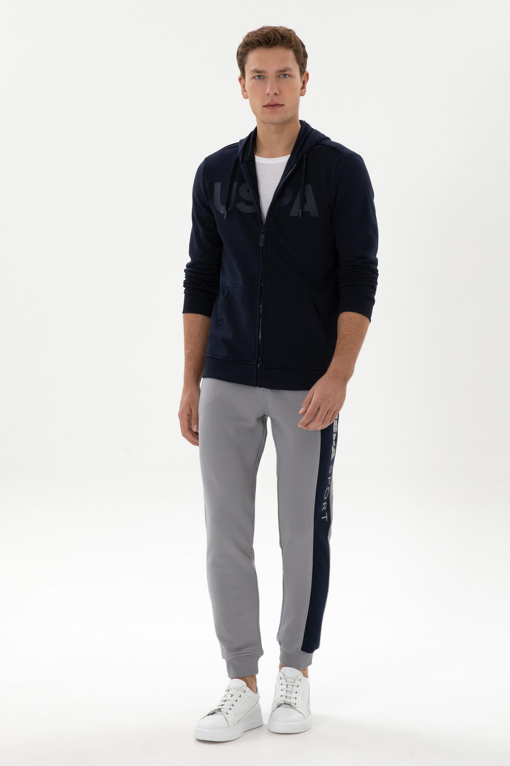 Erkek A__k Gri E_ofman Alt_ - U.s. polo assn фото 3