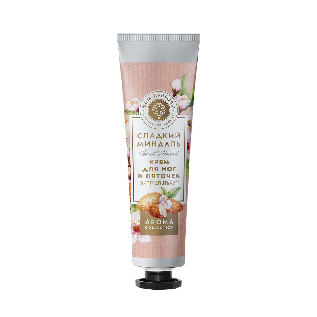 Миндальный Крем для ног и пяточек Экстрапитание, 50г - Мануфактура дом природы фото 2