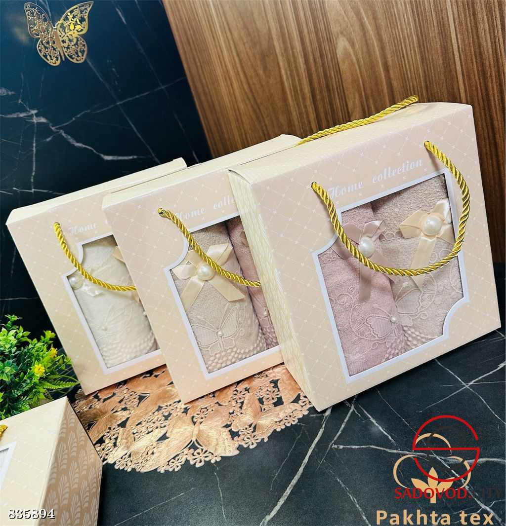 Полотенце для рук и лица в коробке