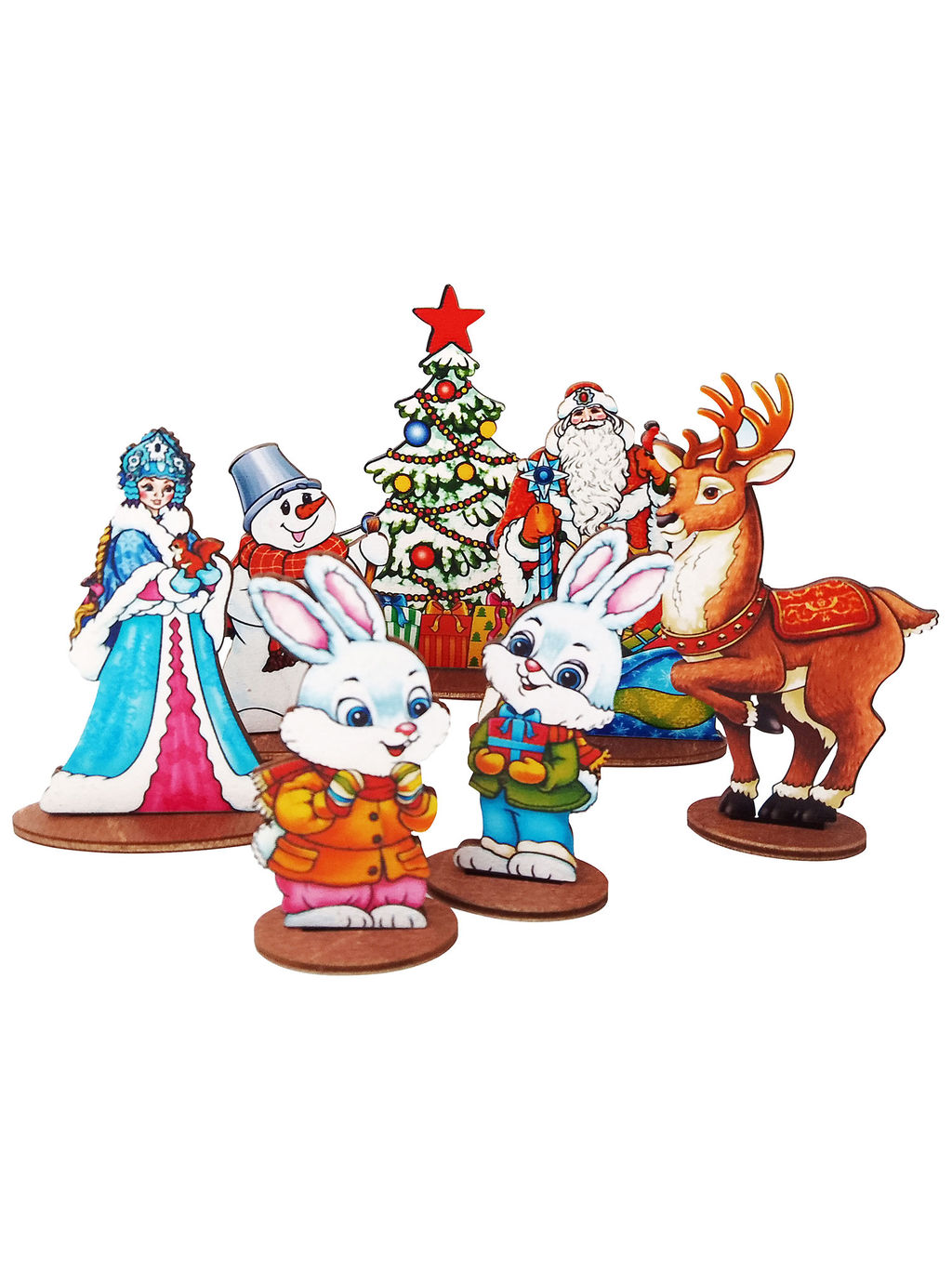 Мир русских сказок. Набор фигурок "Новогодний хоровод" арт.8590 /35 (Новый год)