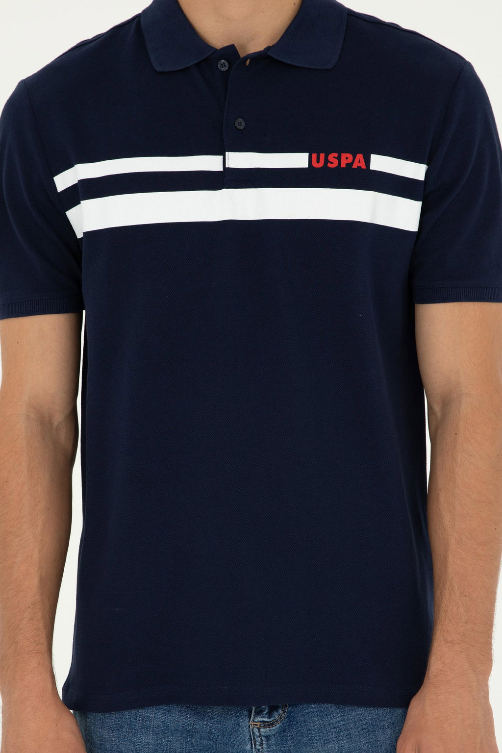 Мужская темно-синяя футболка - U.s. polo assn фото 6