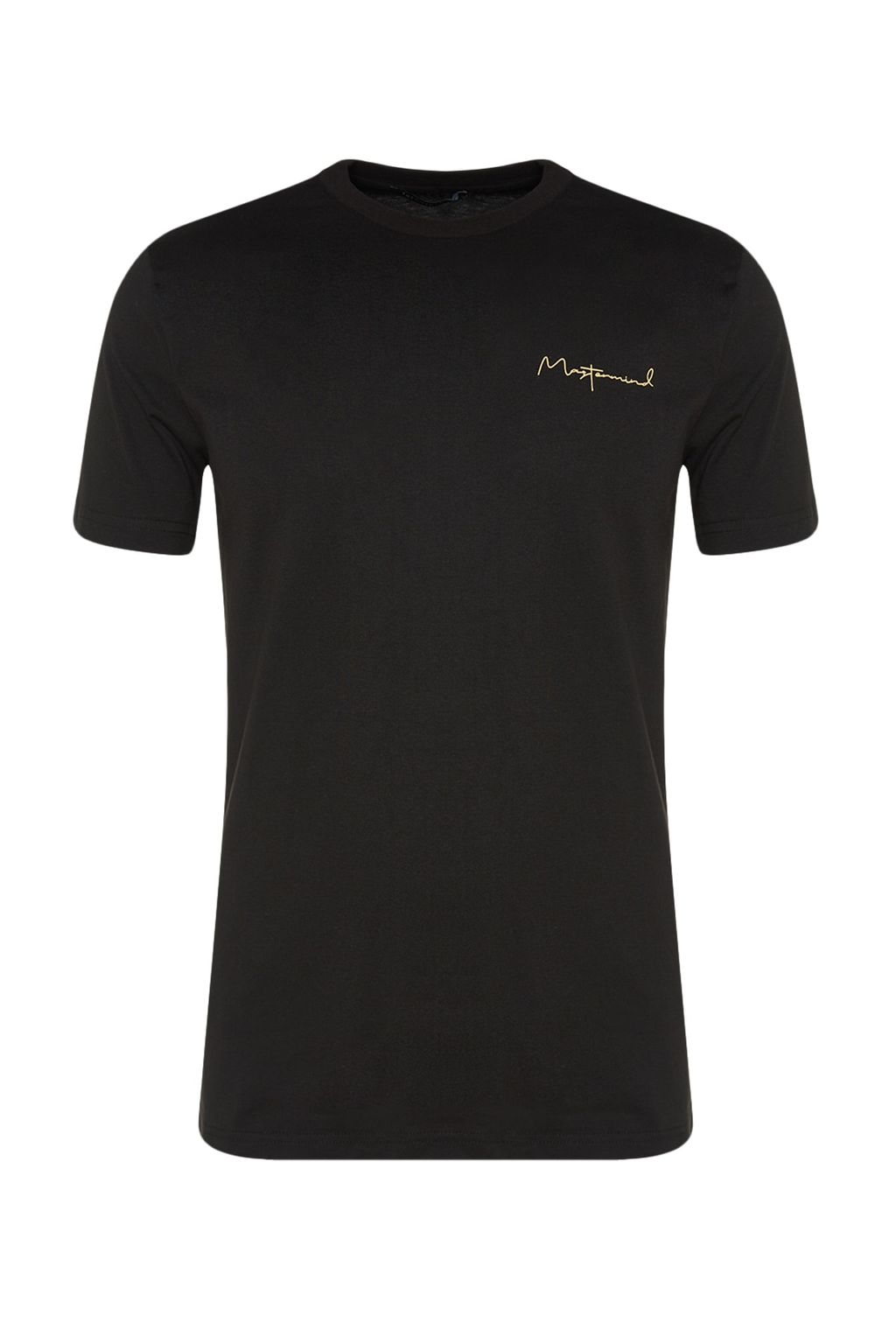 TRENDYOL MAN Siyah Slim/Dar Kesim Kucuk Yaz? Bask?l? %100 Pamuklu K?sa Kol T-Shirt TMNSS20TS0083 - Trendyolmilla фото 7