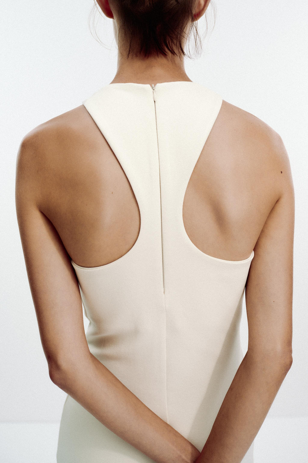 INTERLOCK HALTERNECK DRESS - Zara фото 6