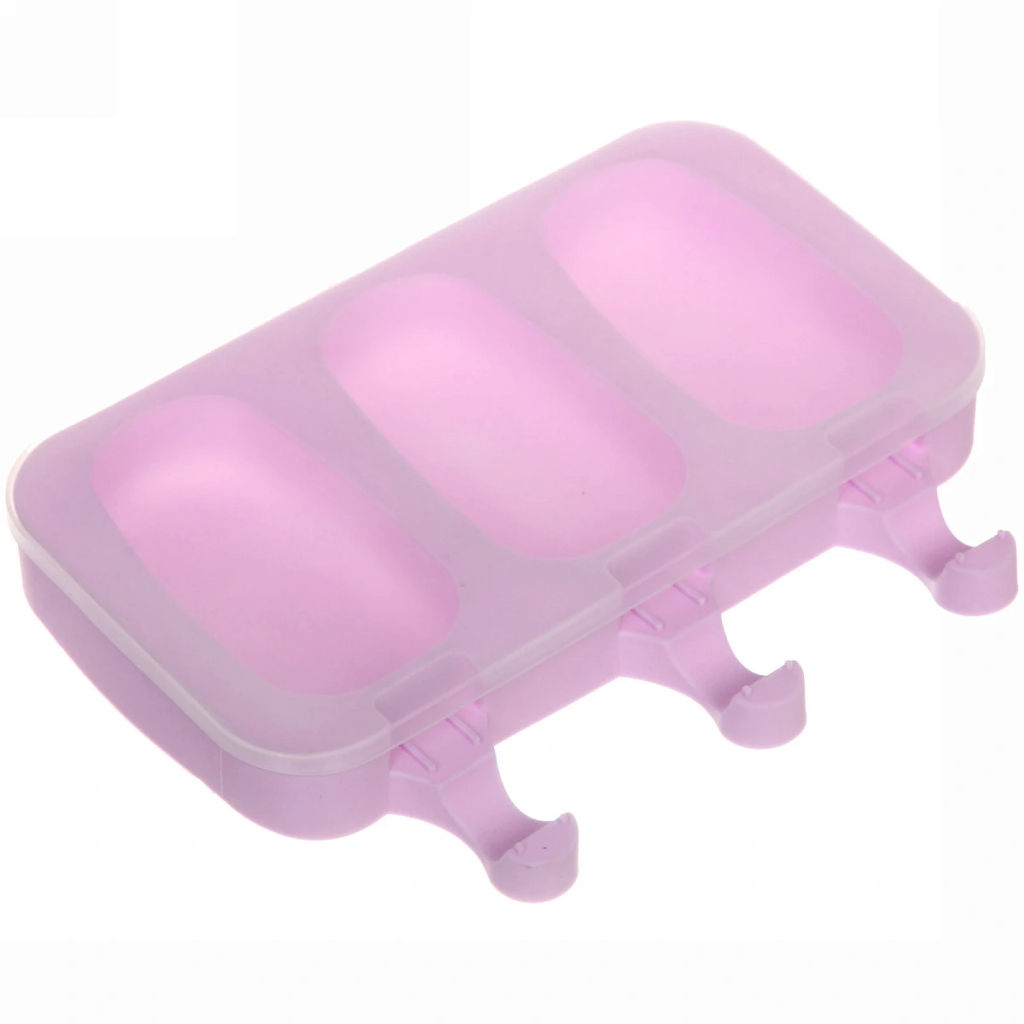 Цена за 2 шт. Форма для приготовления мороженого "Эскимо" силиконовая 19,5*15см