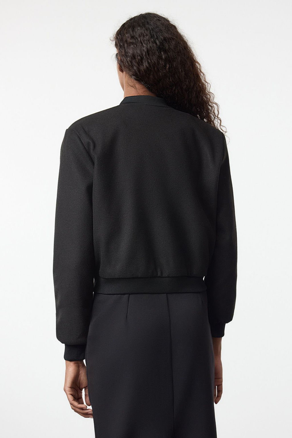 TRENDYOLMILLA Koyu Vizon Regular Kal?p Orme Kase Bomber Ceket Mont TWOAW25MO00085 фото 5