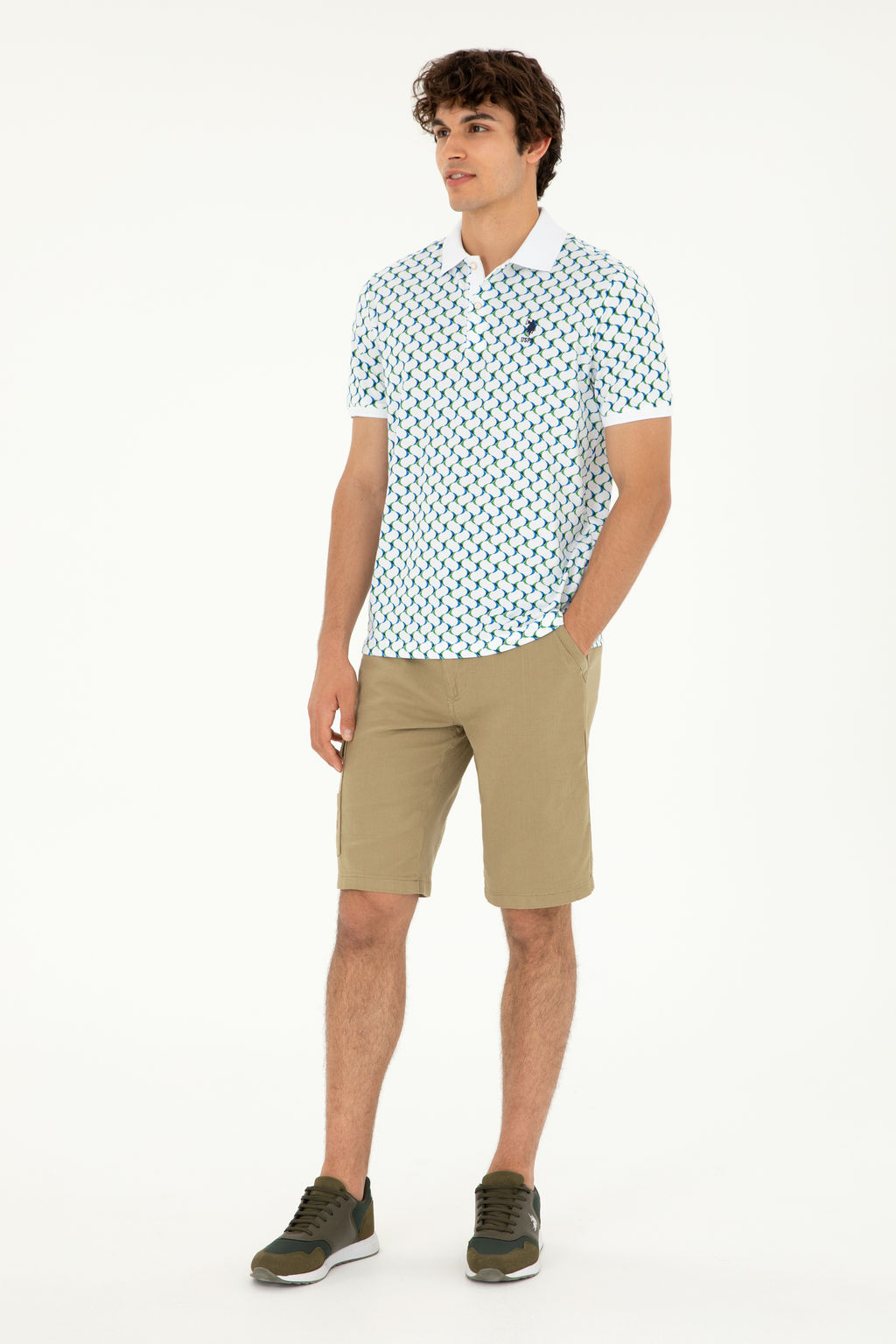 U. S. Polo Assn / Мужская темно-синяя футболка - U.s. polo assn фото 18