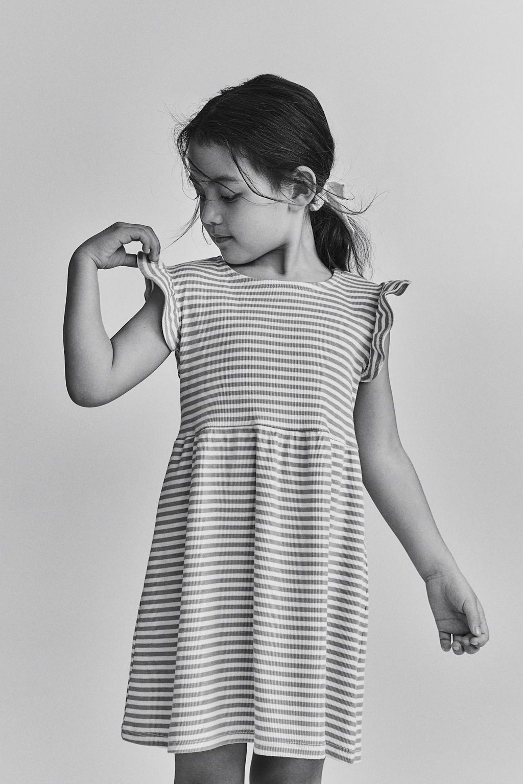 Vestido en punto de canale - H&m фото 2