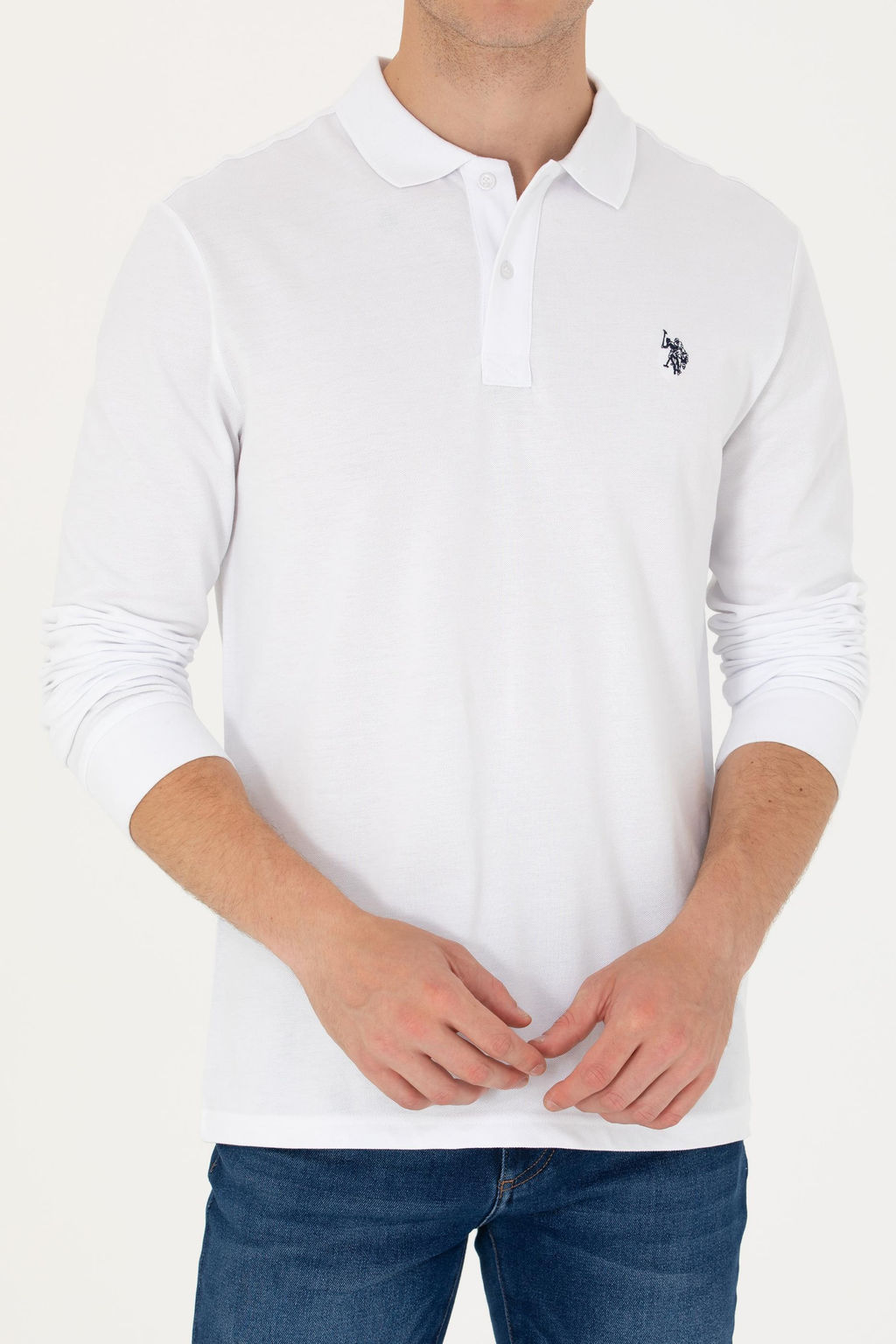 Мужской белый базовый свитшот Неожиданная скидка в корзине - U.s. polo assn фото 13