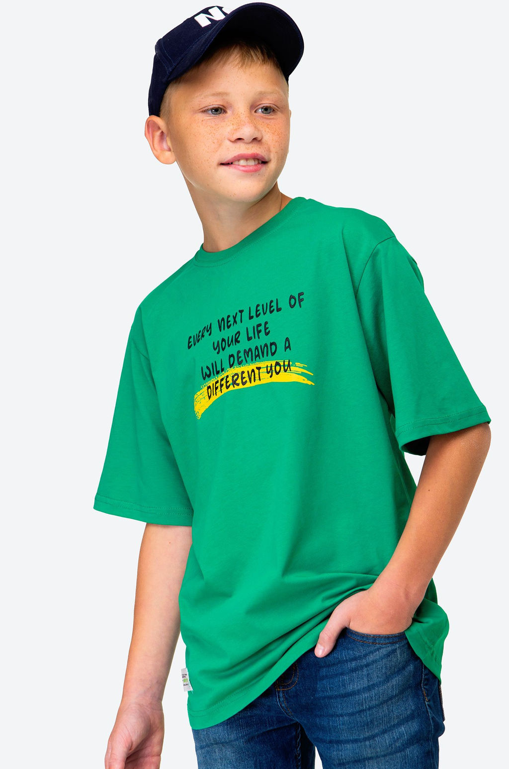 Футболка оверсайз из хлопка для мальчика First Kids  фото 13