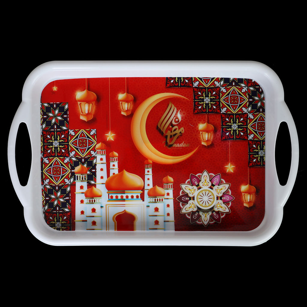 Поднос прямоугольный 38,5x24 см / 38524 /уп 84/мусульманский/с ручками - ГалеонТрейд фото 8