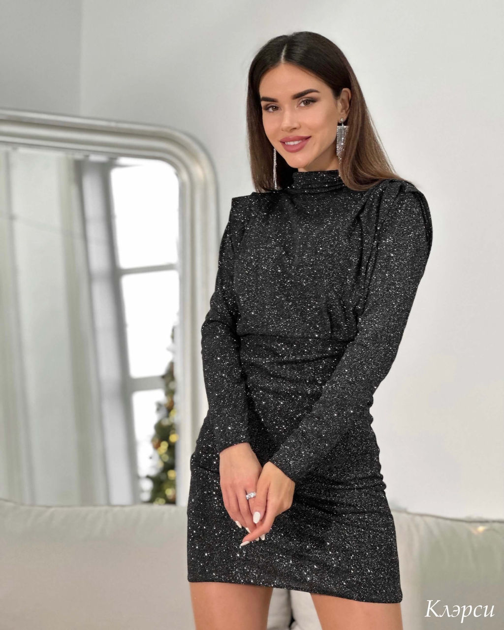 Платье Клэрси (серебристый) - Nadi bordo фото 4