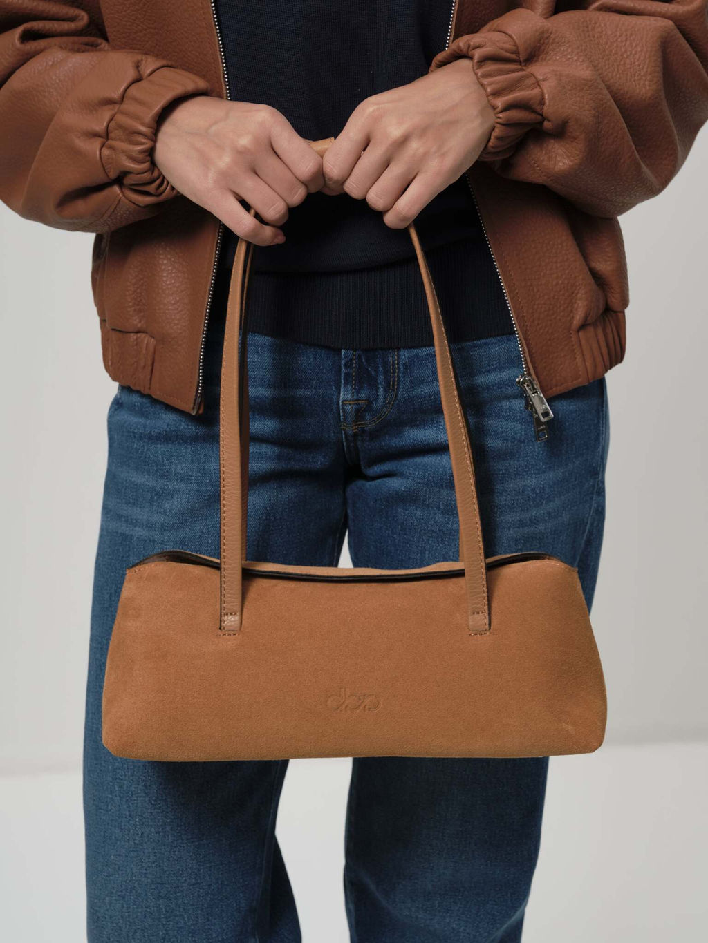 Сумка Raduy DBR 31127 коричневый лист  фото 4