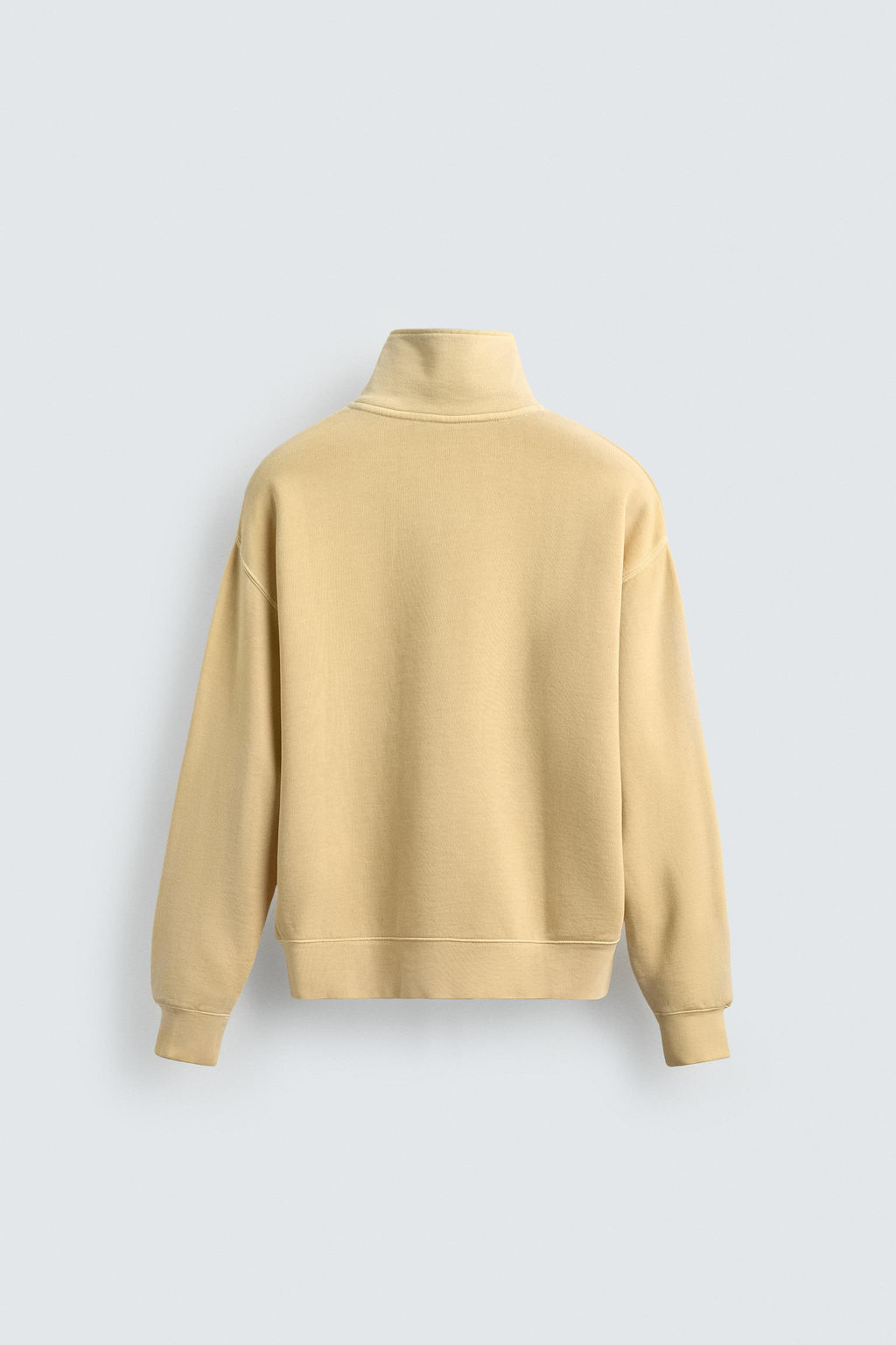 AARON LEVINE X ZARA QUARTER-ZIP SWEATSHIRT WITH TAPE DETAIL  фото 8
