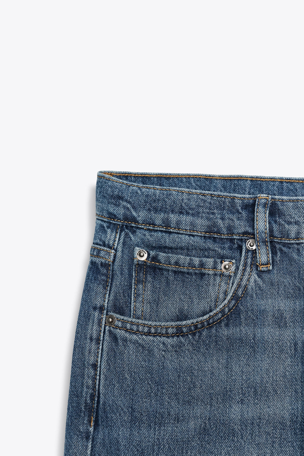 ZW COLLECTION WIDE LEG LOW-RISE JEANS - Zara фото 5