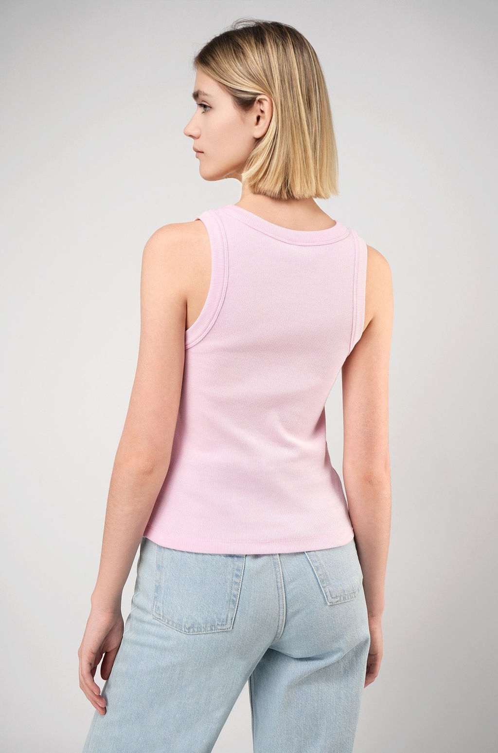 Женская майка-топ в рубчик Happyfox