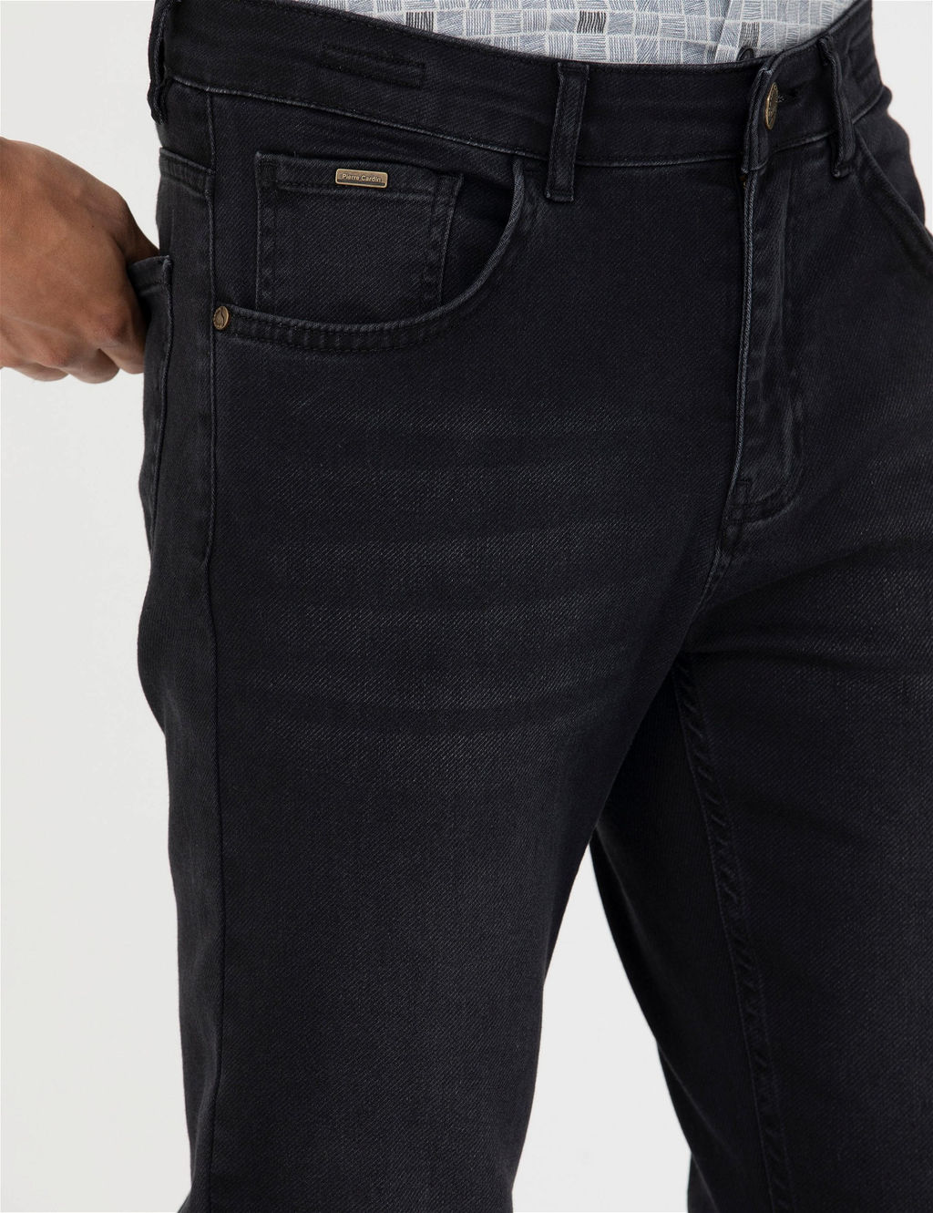 Siyah Slim Fit Jean Pantolon - Pierre cardin фото 5