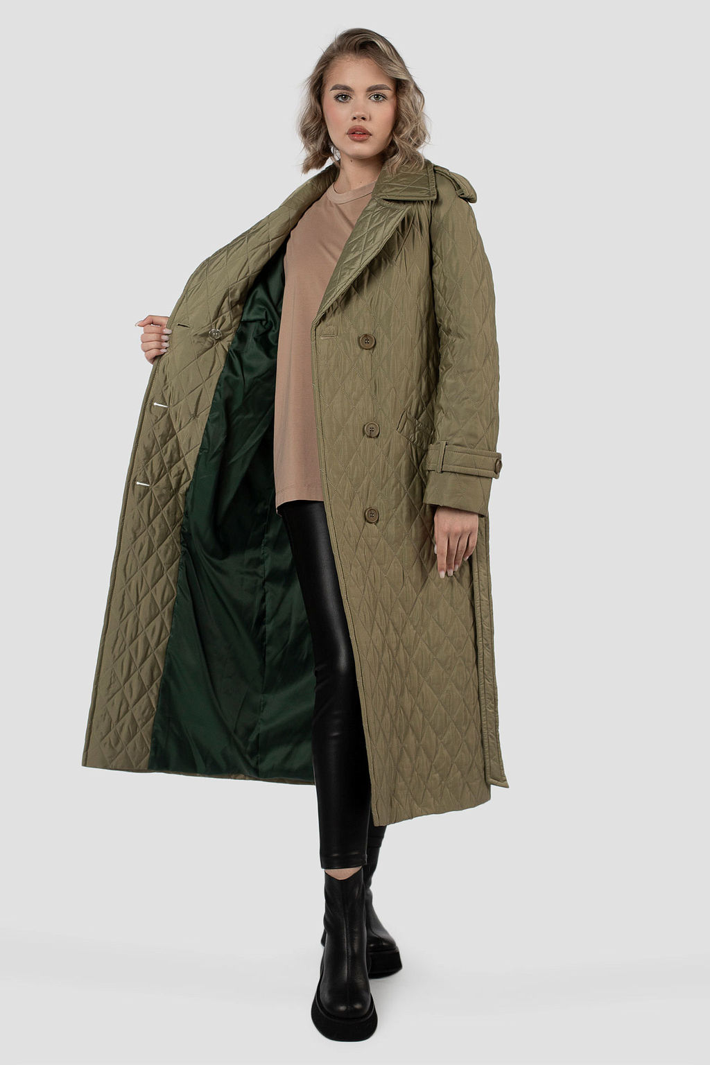 Пальто женское демисезонное - El podio фото 2