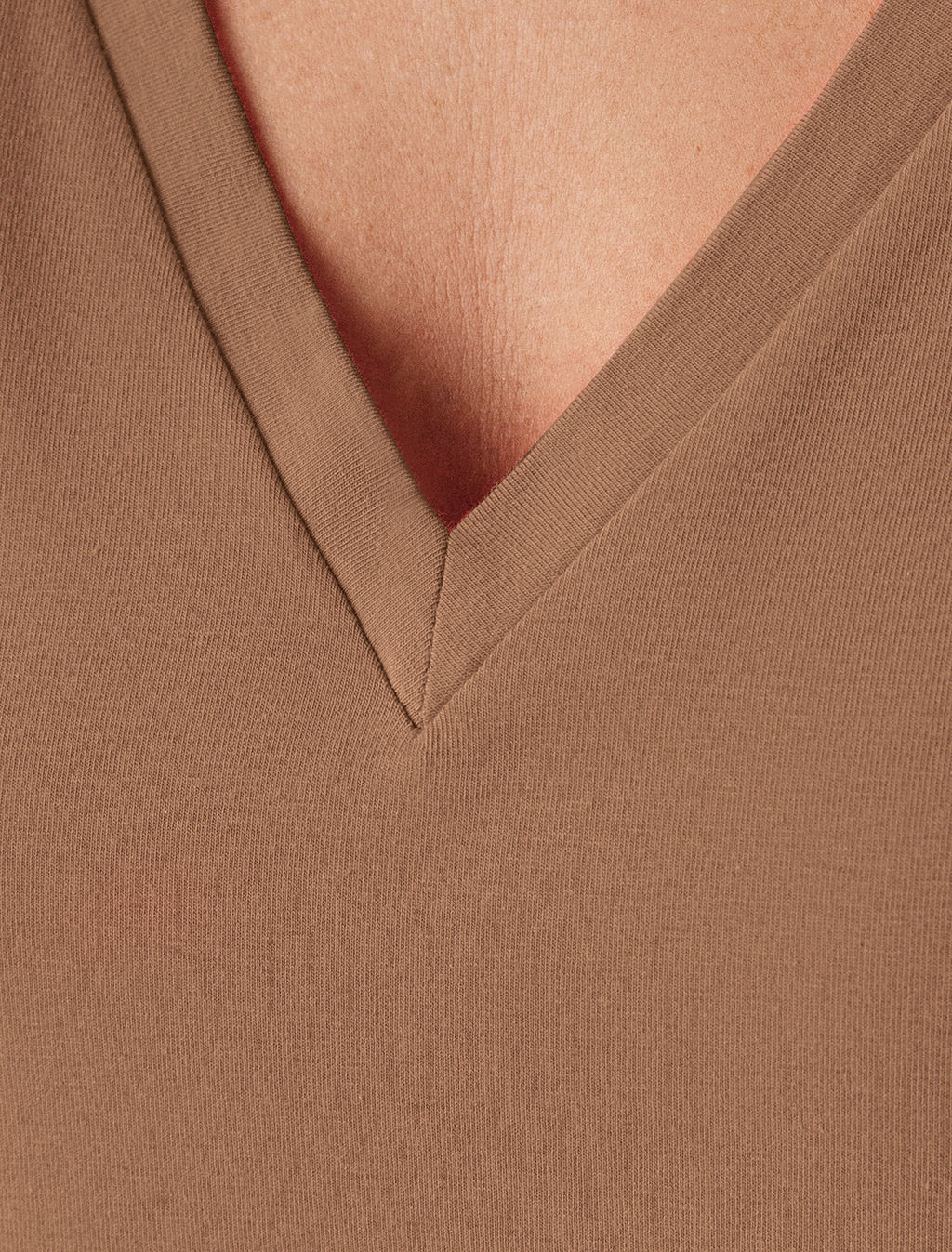 VILATTE / Футболка из премиального хлопка с эластаном  фото 2