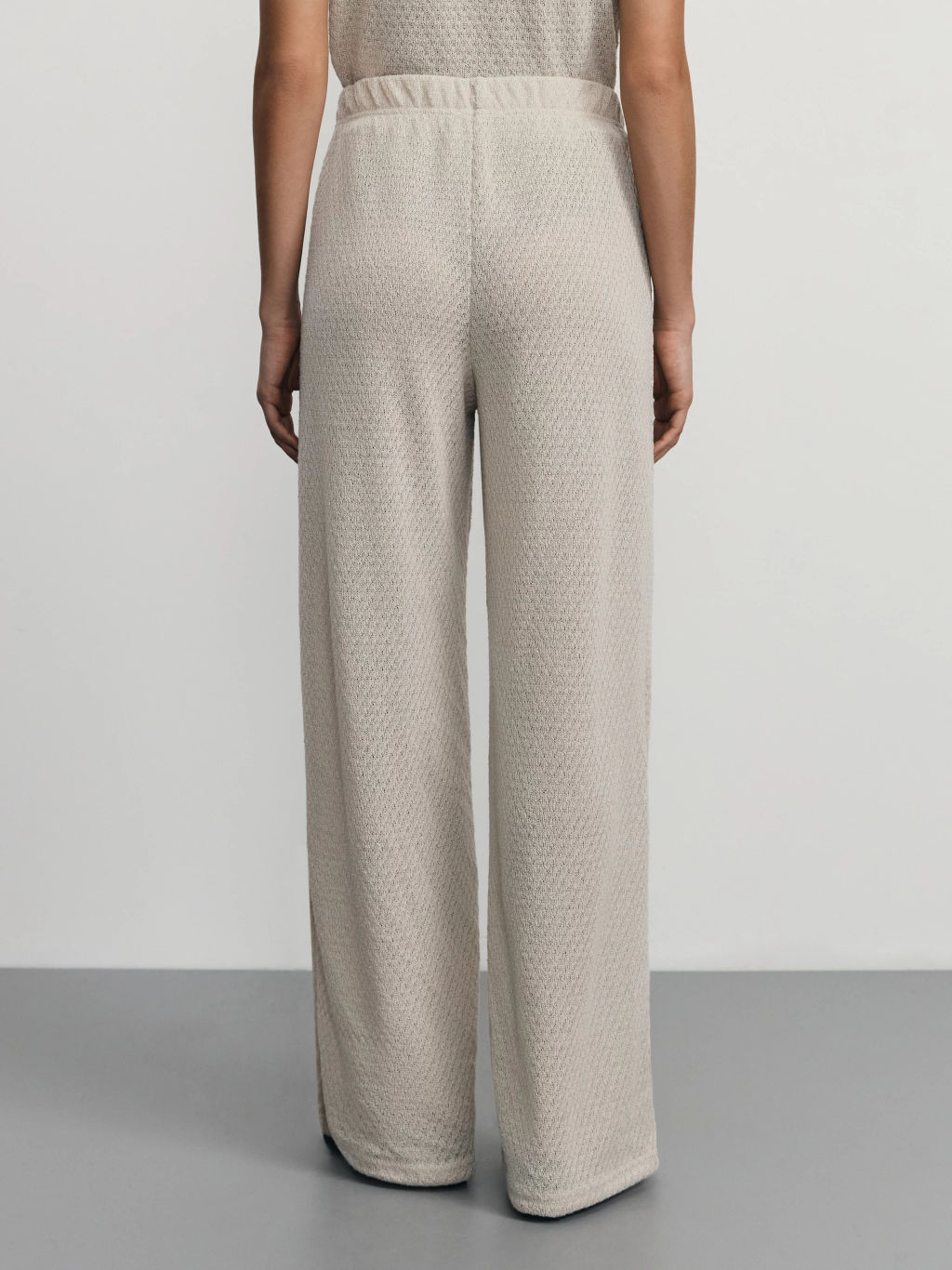 Брюки из фактурной вязки / Zarina  фото 4