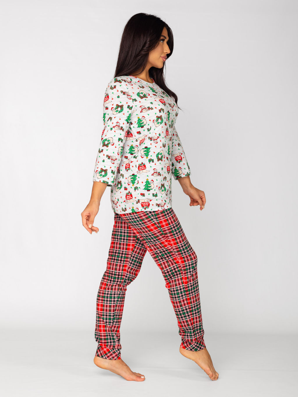 Пижама женская кулирка с брюками "СЮРПРИЗ"