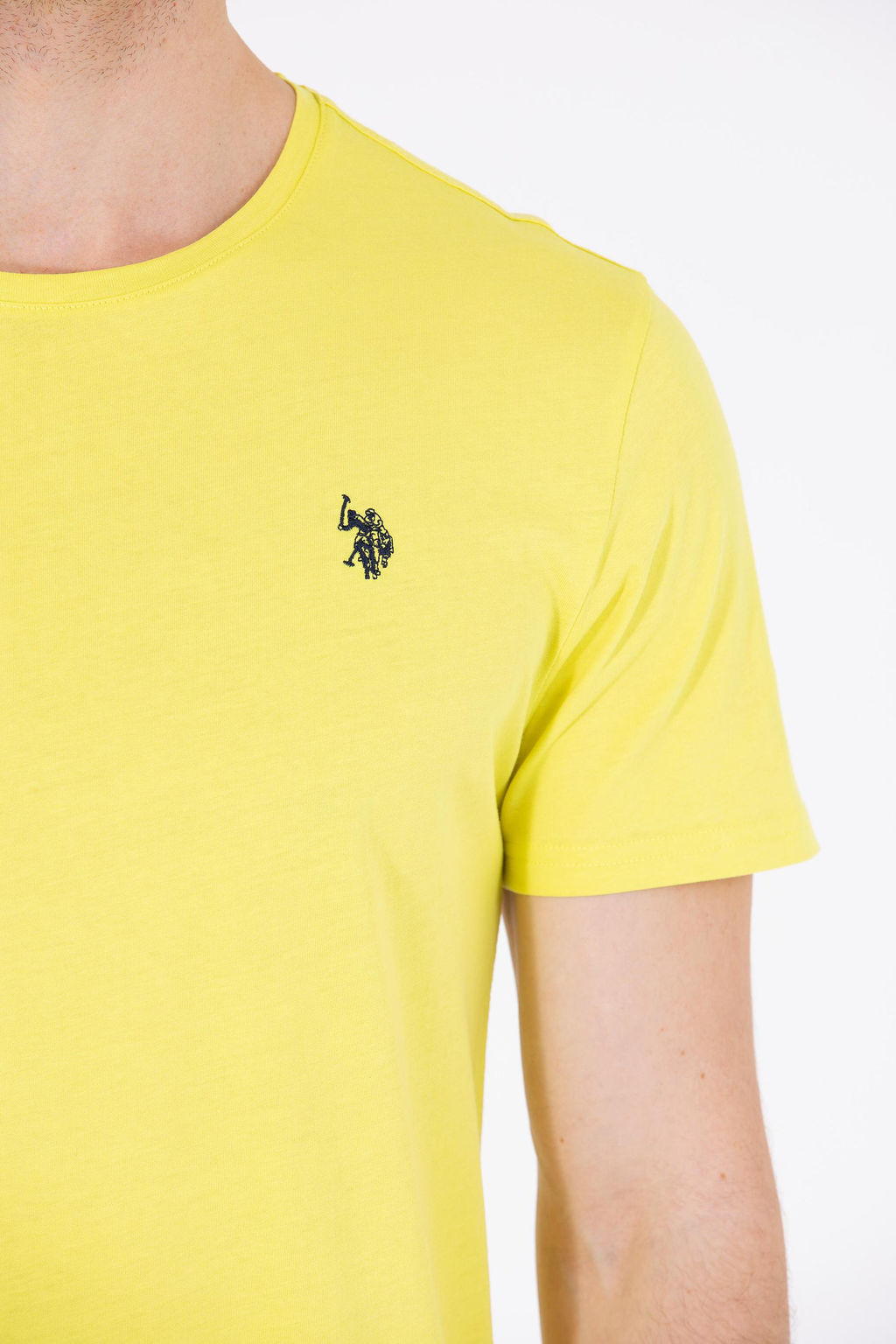 U. S. Polo Assn Мужская футболка Citron Basic с круглым вырезом - U.s. polo assn фото 7