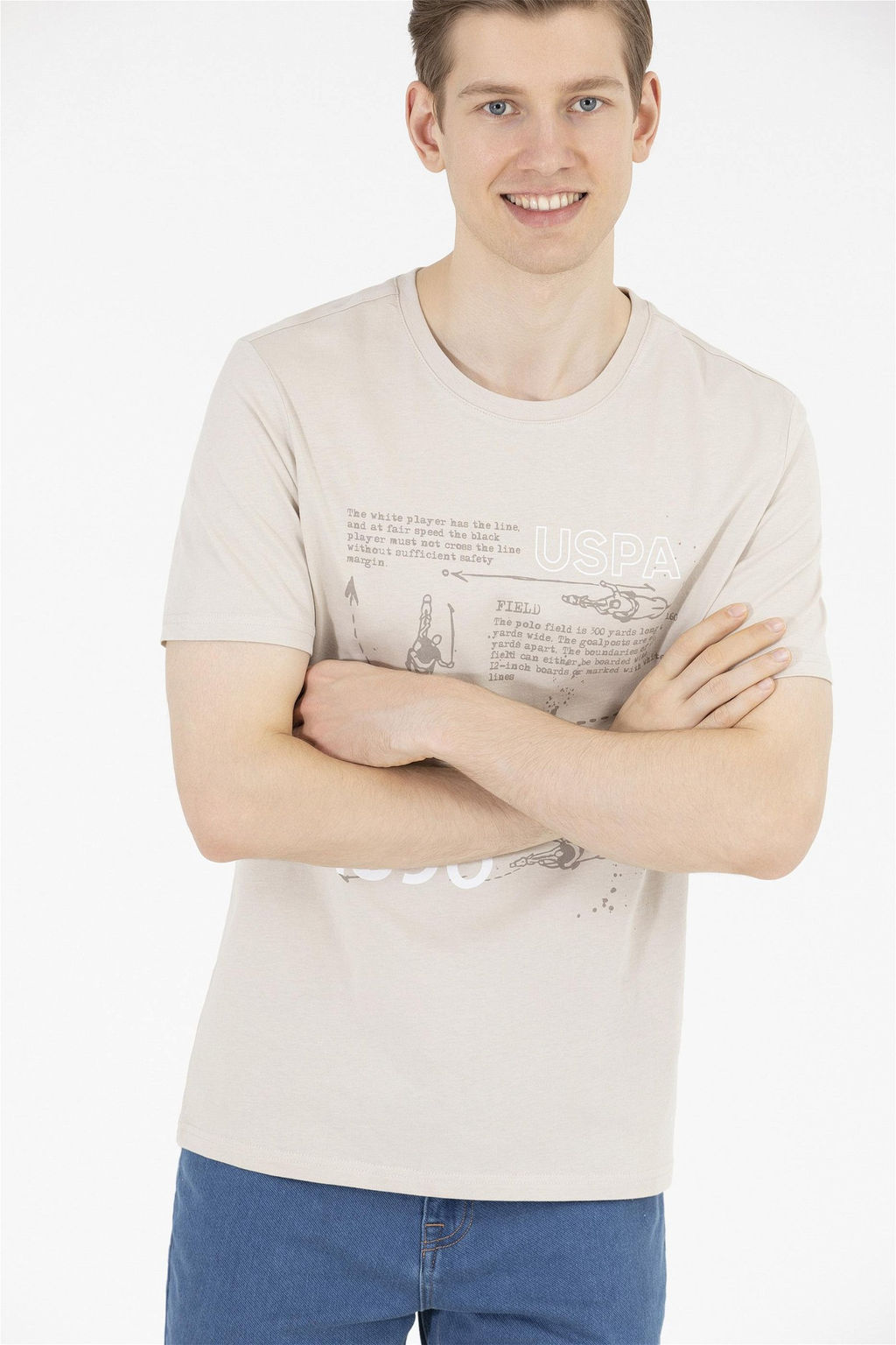 Мужская футболка с круглым вырезом Stone Stone - U.s. polo assn фото 11