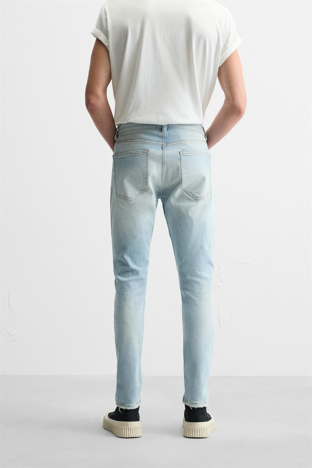 RIPPED SKINNY FIT JEANS - Zara фото 12
