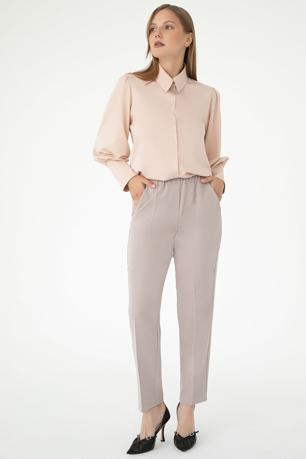 Брюки Арли (беж) Б7140 - Lt collection фото 11