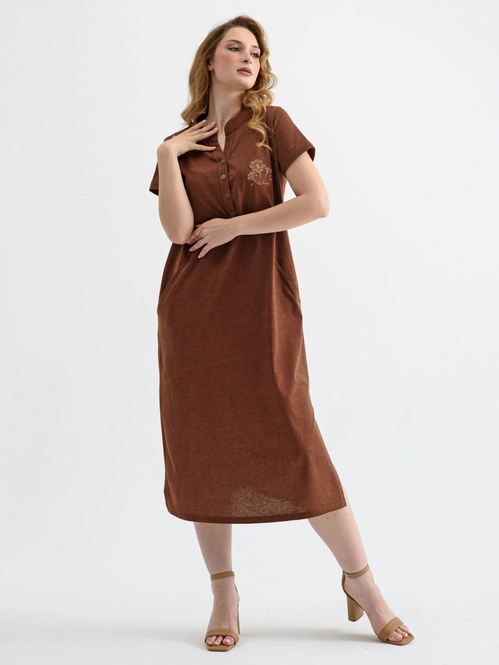Платье  Лён Хлопок 100% - Оптима фото 2