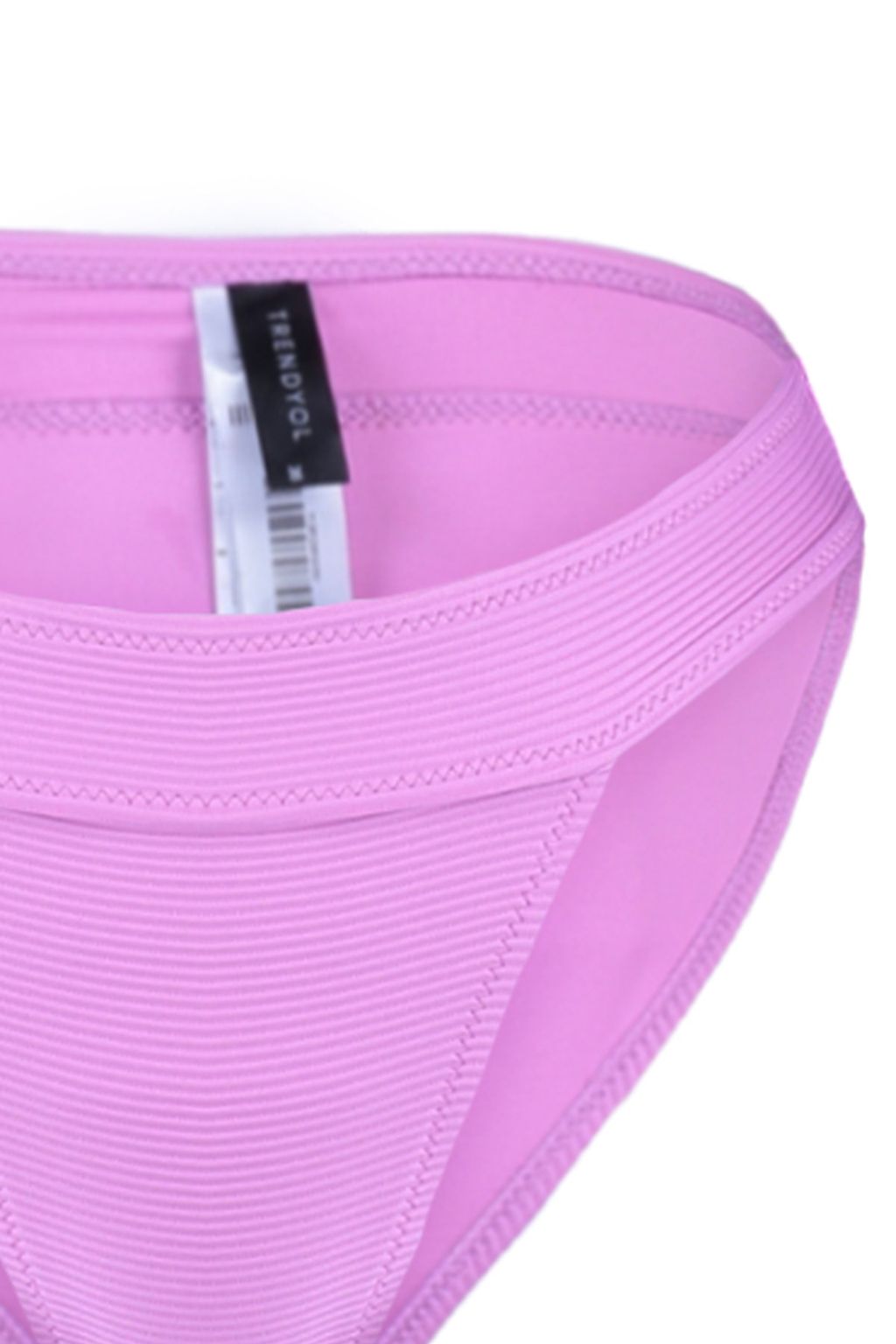 TRENDYOLMILLA K?rm?z? Dokulu High Leg Regular Core Bikini Alt? TBESS21BA0016 фото 11