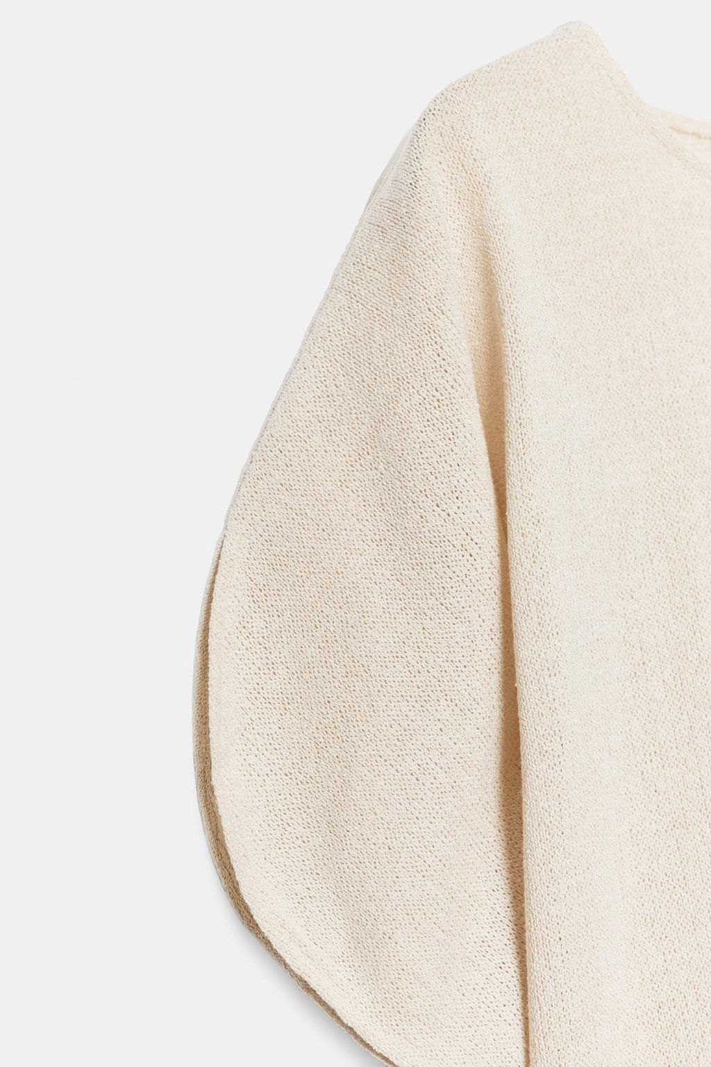 TOP R?STICO MANGA CAPA / Beige claro - Zara фото 8
