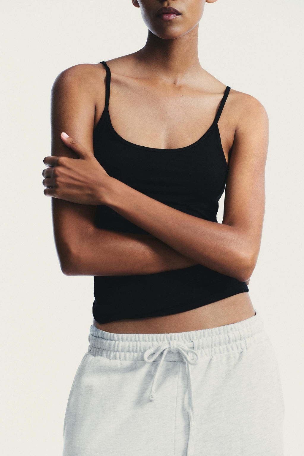 LYOCELL T-SHIRT WITH INNER TOP - Zara фото 3