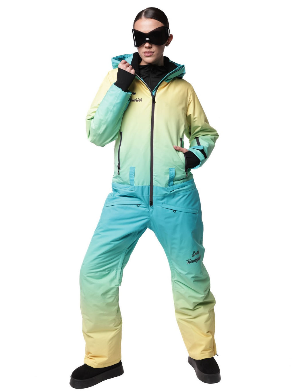 Комбинезон BB-0550 Лимонно-голубой