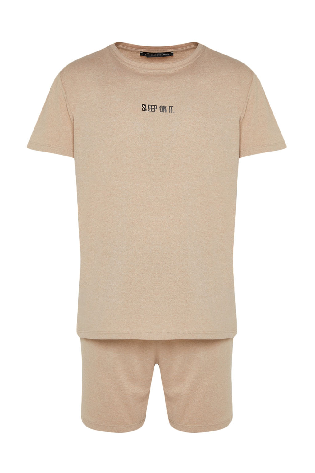 TRENDYOL MAN Siyah Regular Fit Orme Sortlu Pijama Tak?m? TMNSS23PT00038 - Trendyolmilla фото 17