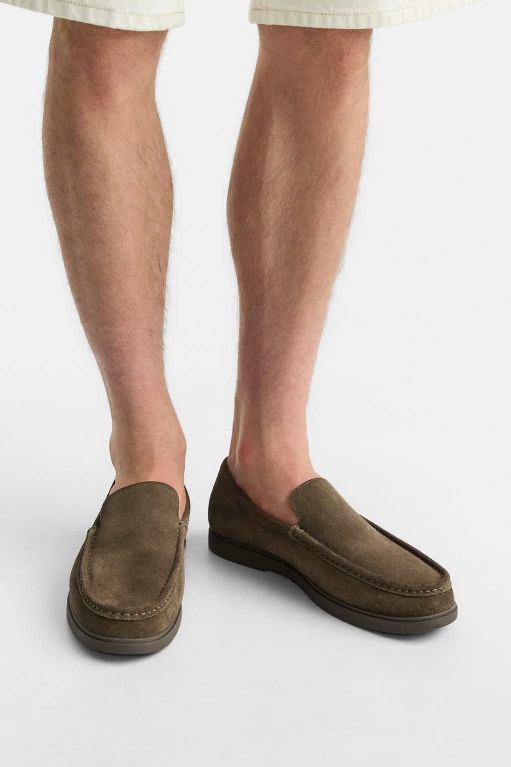 CASUAL LEATHER LOAFERS - Zara фото 3