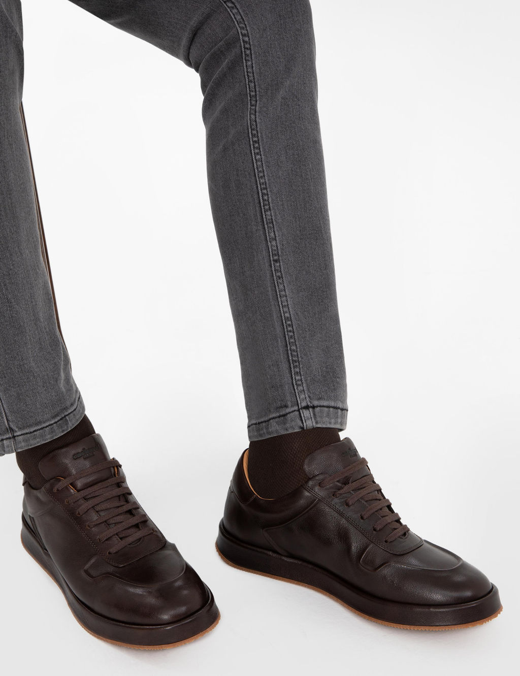 Коричневые туфли