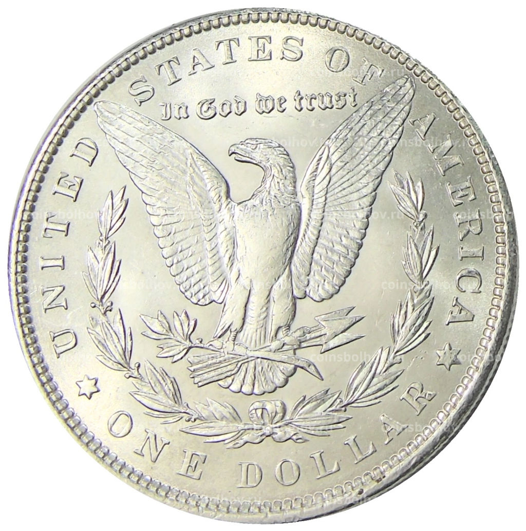 Монета 1 доллар 1889 года США Доллар Моргана
