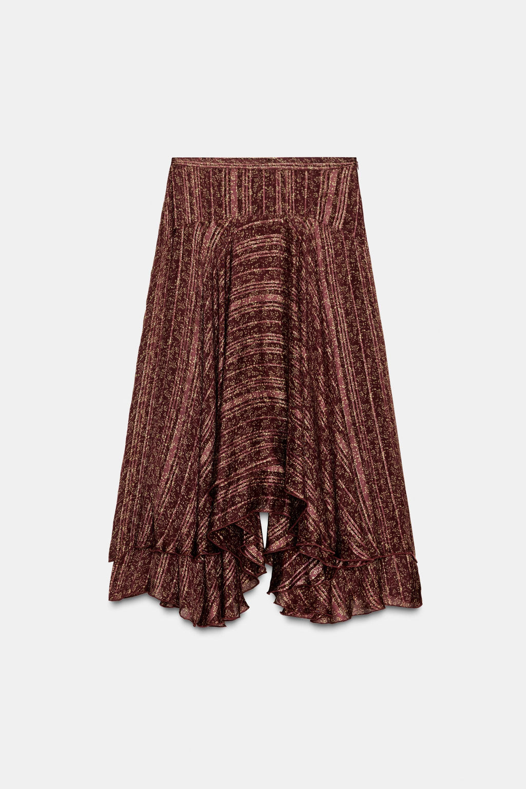 ZW COLLECTION PRINTED LONG SKIRT - Zara фото 6